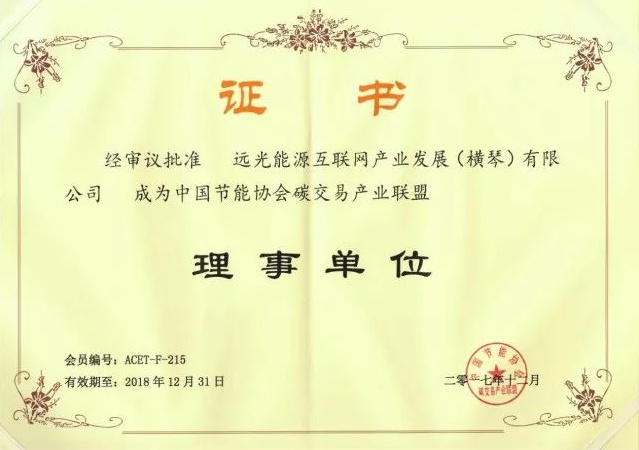 全國首個(gè)碳交易產(chǎn)業(yè)聯(lián)盟成立，遠(yuǎn)光能源互聯(lián)網(wǎng)當(dāng)選首屆理事單位