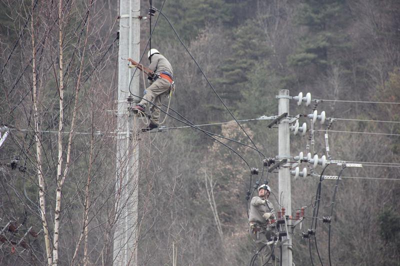 陜西地電留壩供電分公司：實(shí)施農(nóng)石線、索道線分網(wǎng)改造