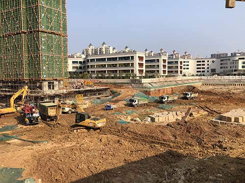 中國安能第二工程局湖畔學(xué)苑項(xiàng)目部“戰(zhàn)疫情，抓復(fù)工”