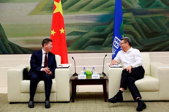錢(qián)智民會(huì)見(jiàn)中信建投董事長(zhǎng)王常青、總裁李格平