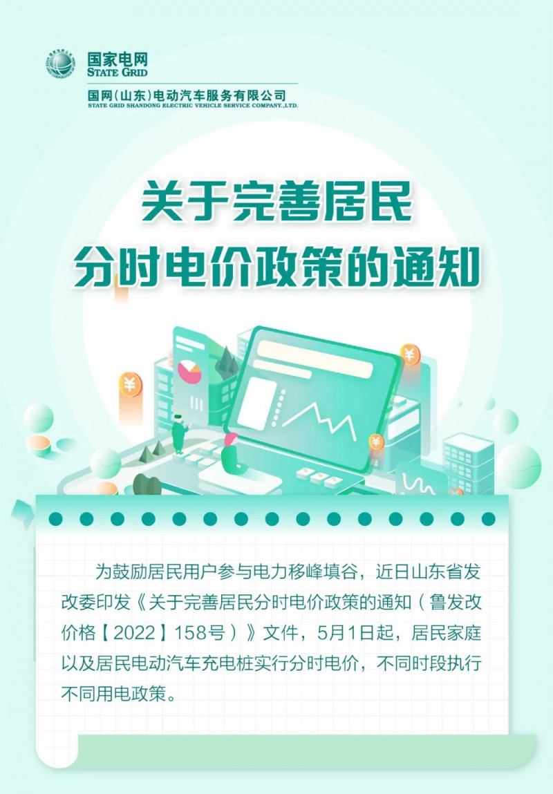 山東居民分時電價政策，5月1日開始執(zhí)行！