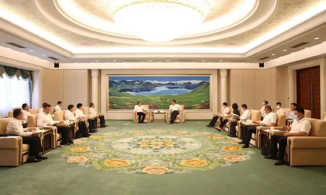中國能建黨委書記、董事長宋海良拜會吉林省委常委、長春市委書記張志軍