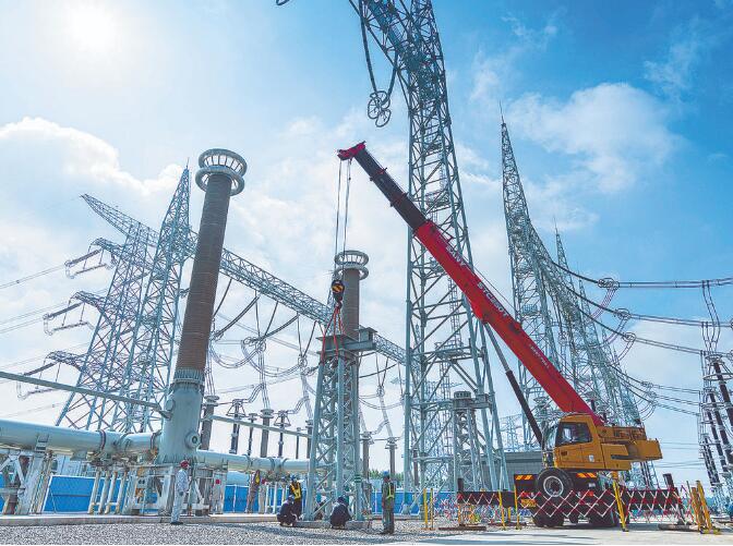 賦能京畿，北京東變電站擴(kuò)建忙