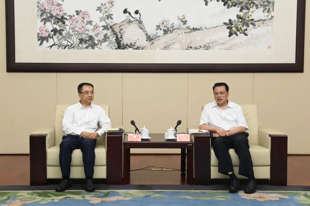 大唐集團(tuán)公司黨組書記、董事長鄒磊拜會浙江省委書記、省人大常委會主任袁家軍