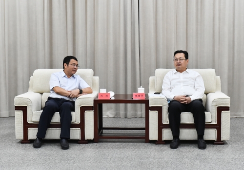 劉源拜會河北省委常委、副省長，雄安新區(qū)黨工委書記、管委會主任張國華
