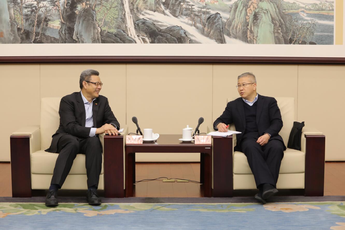國家電投黨組書記、董事長錢智民拜會浙江省委常委、常務副省長徐文光