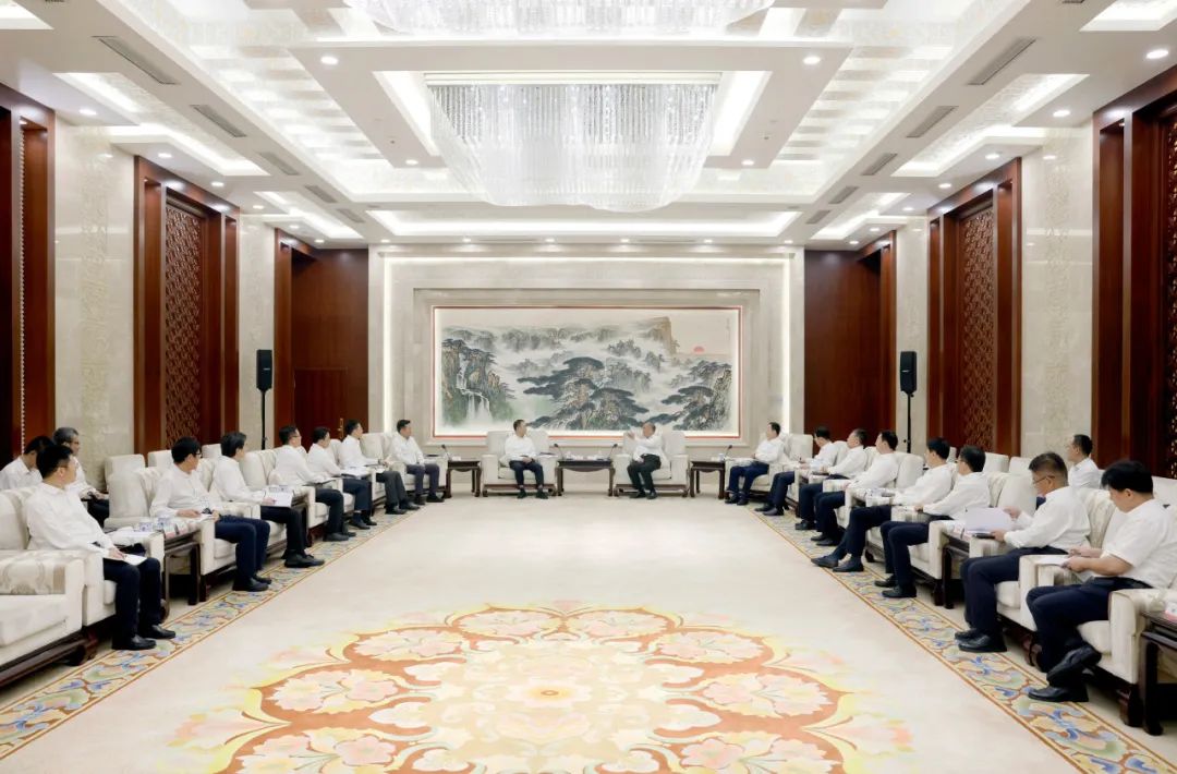 大唐集團(tuán)鄒磊、劉明勝拜會(huì)山東省委書記林武、省長周乃翔