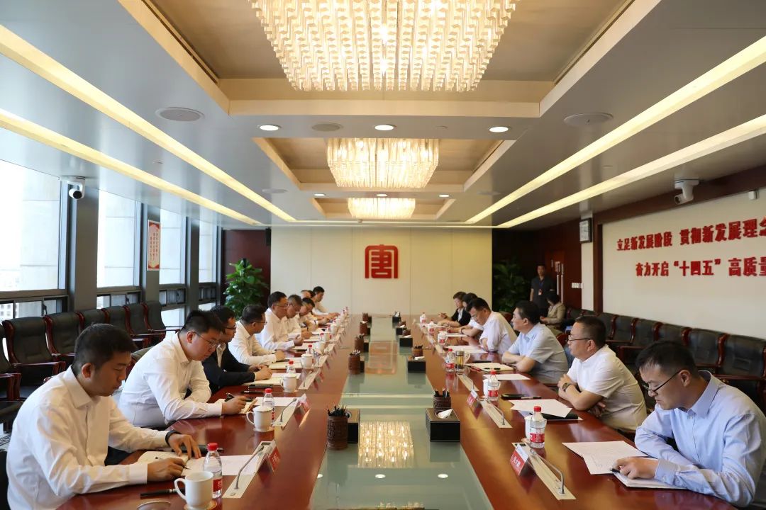 中建一局黨委書記、董事長吳愛國拜會大唐國際黨委書記、董事長王順啟