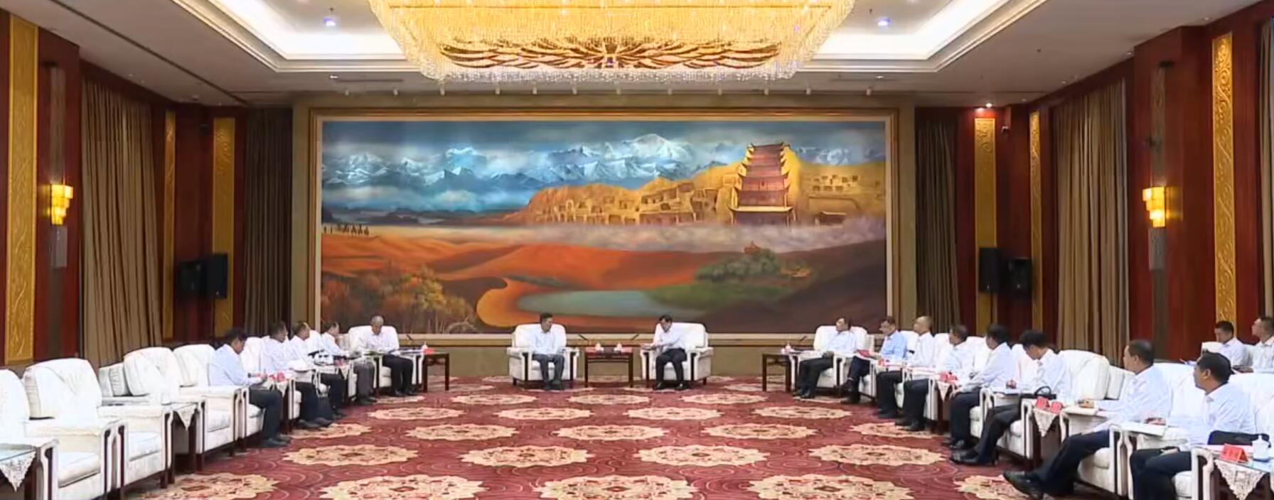 國家電投董事長(zhǎng)劉明勝、總經(jīng)理栗寶卿拜會(huì)甘肅省委書記胡昌升、省長(zhǎng)任振鶴