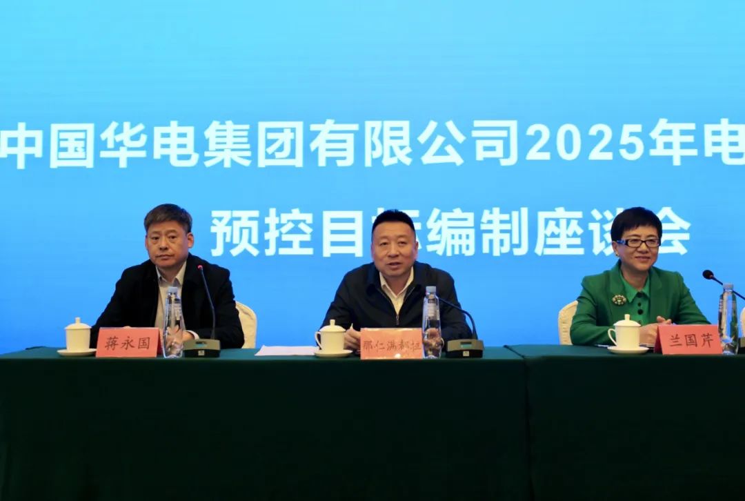 華能集團2025年電、熱量預(yù)控目標編制座談會在呼和浩特召開