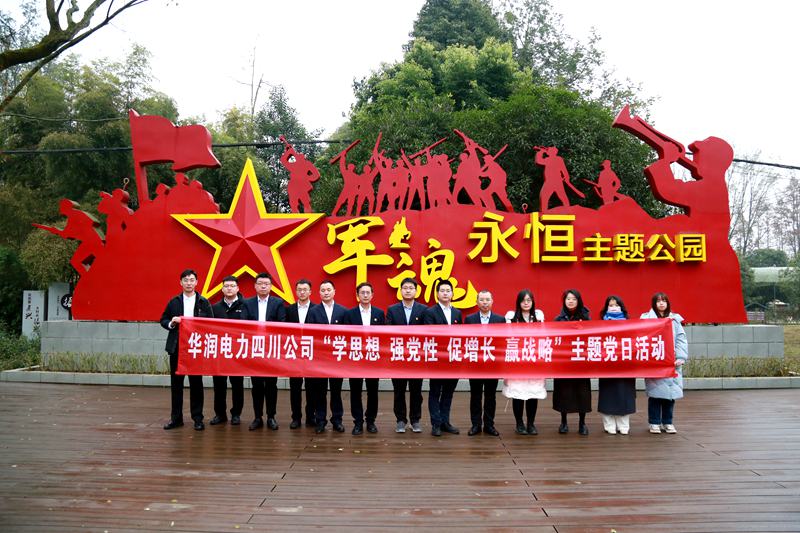 華潤電力四川公司聯(lián)合華潤集團(tuán)在川企業(yè)開展“學(xué)思想、強(qiáng)黨性、促增長、贏戰(zhàn)略”主題黨日活動(dòng)