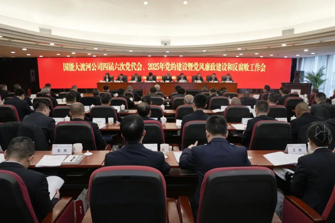 國能大渡河公司召開四屆六次黨代會、2025年黨的建設(shè)暨黨風(fēng)廉政建設(shè)和反腐敗工作會